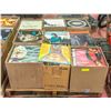 Image 1 : PALLET OF RECORDS CONTAINS ROCK POP COUNTRY