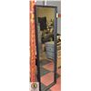 Image 1 : BLACK THIN FRAMED FULL LENGTH MIRROR 17" X 61"