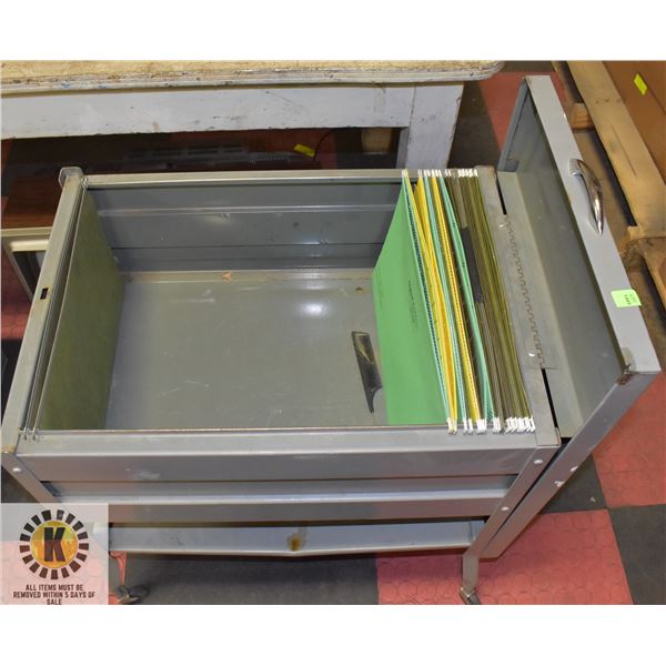 METAL TOP LOAD FILE CABINET