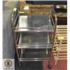 3 TIER ROLLING METAL CART 16" X 12" X 30"