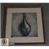 Image 1 : FRAMED WALL HANGING 23" X 23"