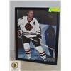 Image 1 : 12"X18" BOBBY HULL SIGNED PICTURED