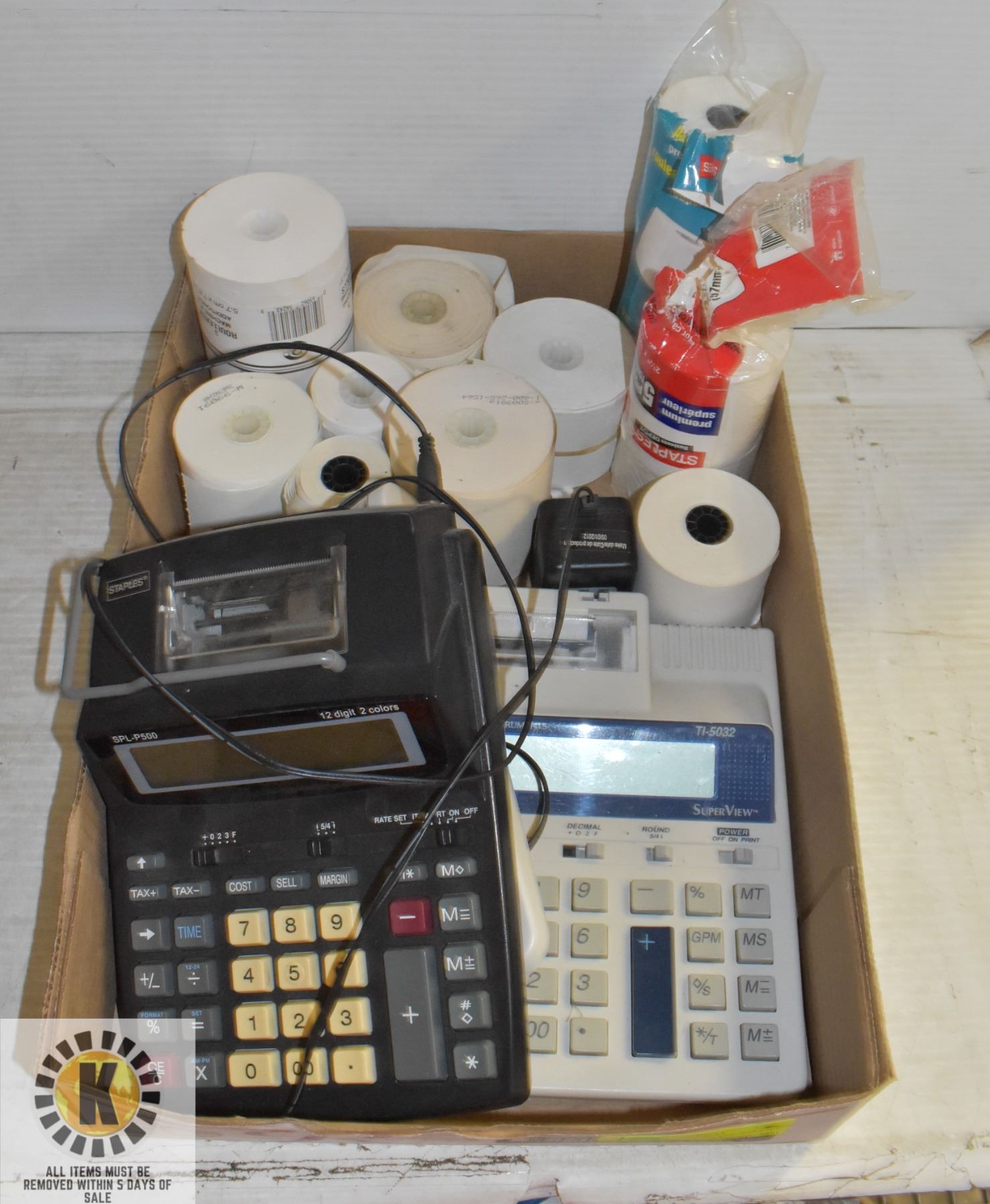 Loading Adding Machine Paper ADDING MACHINES AND RECEIPT PAPER