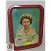 Image 1 : 1953 QUEEN ELIZABETH PORTRAIT CORONATION TRAY