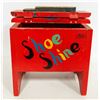 Image 1 : CIRCA 1950'S SHOE SHINE BOX STAND
