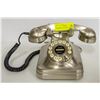 Image 1 : CHROME OLD FASHION TELEPHONE
