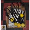 Image 1 : VINTAGE TRACBAY THROWERS WITH BALLS