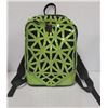 NEW BLACK + GREEN GEOMETRICAL DESIGN BACKPACK