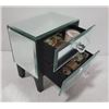 Image 3 : ESTATE MIRRORED JEWELRY BOX INCLUD:18K YELLOW GOLD