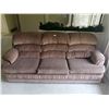 Image 1 : Upholstered Sofa and Recliner (Broken)