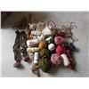Image 1 : Assortment of Macrame Cord and Macrame Hangers
