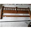 Image 2 : Vilas Wooden Footboard, Curtain Rod, and Chair