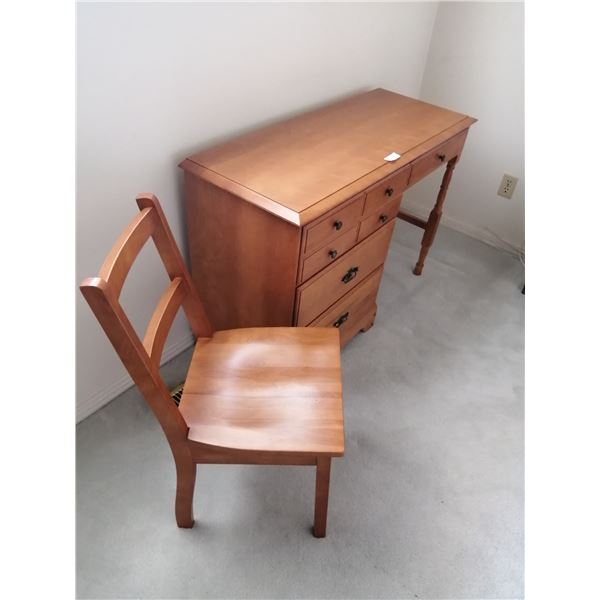 Wooden Desk w/ Chair