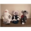 Image 1 : Santa and Caroling Mice Christmas Decorations