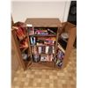 Image 2 : Locking DVD/VHS Cabinet w/ Assorted VHS Tapes