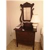 Image 1 : Chest of Drawers w/ Mirror and Lamp
