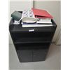 Image 1 : Wooden Cabinet w/ Office Supplies