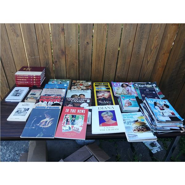 Assorted Books and Magazines