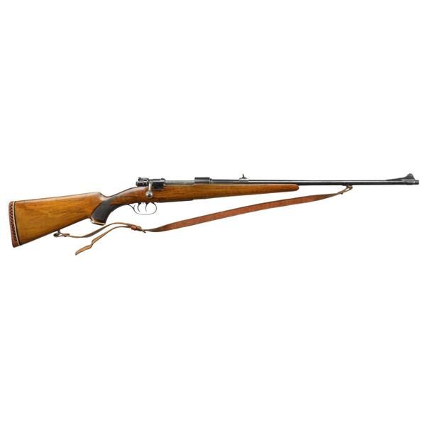 SPORTERIZED GERMAN 98K MAUSER BOLT ACTION RIFLE.