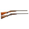 Image 1 : 2 BELGIAN FLOBERT PARLOR SINGLE SHOT RIFLES.