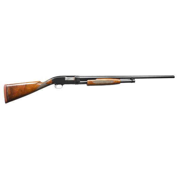 WINCHESTER MODEL 12 TRAP STYLE PUMP SHOTGUN.
