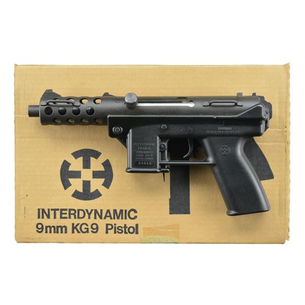 ORIGINAL INTERDYNAMIC OPEN BOLT SEMI PISTOL.