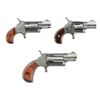 Image 2 : 3 NORTH AMERICAN ARMS MINI REVOLVERS.