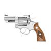 STAINLESS RUGER SECURITY SIX DA REVOLVER.