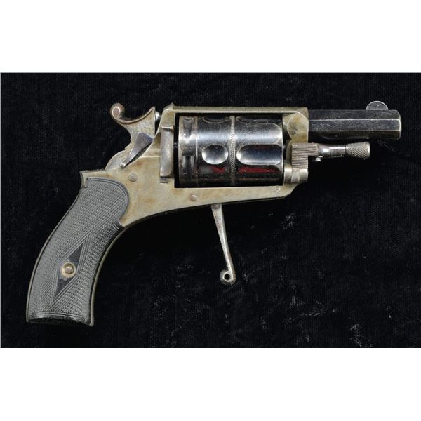 BELGIAN FOLDING TRIGGER 5.5 VELO DOG REVOLVER.