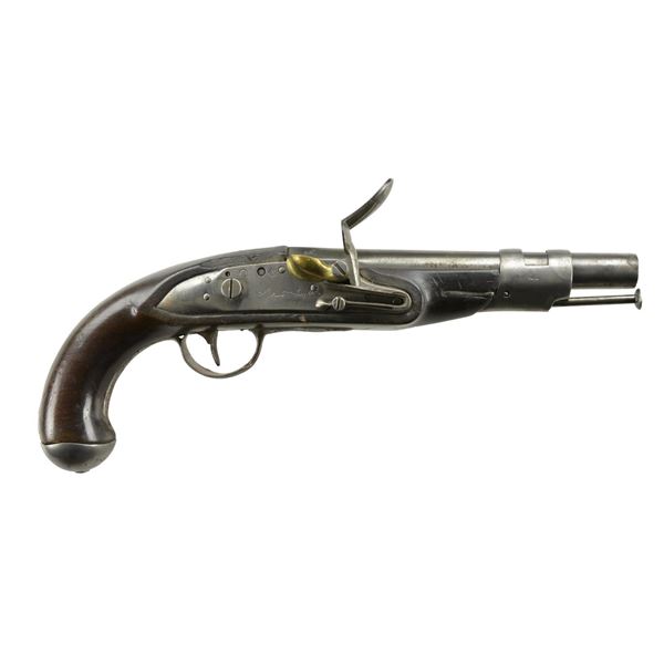 INCOMPLETE FLINTLOCK PISTOL WITH CHARLEVILLE