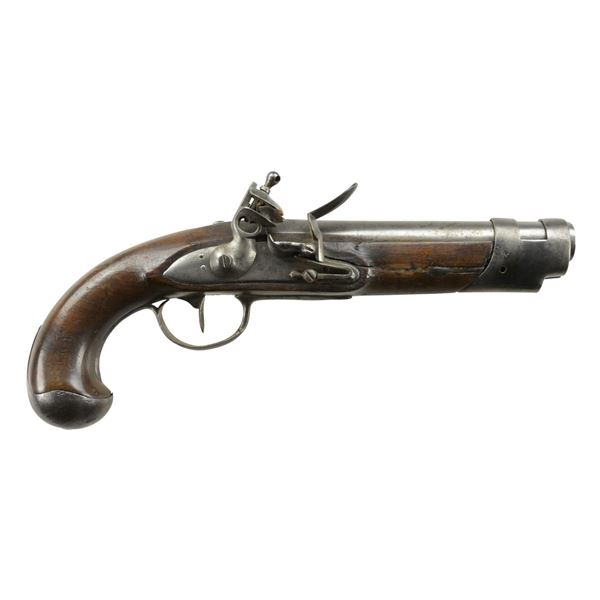 UNMARKED FLINTLOCK PISTOL IN FRENCH GENDARMERIE