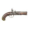 Image 2 : UNMARKED EARLY FLINTLOCK PISTOL.