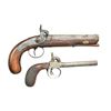 Image 1 : 2 ANTIQUE PERCUSSION PISTOLS.