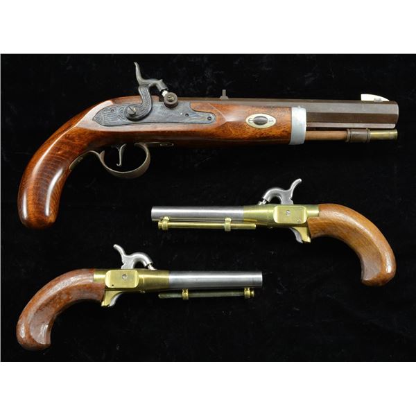 3 REPRODUCTION PERCUSSION PISTOLS.