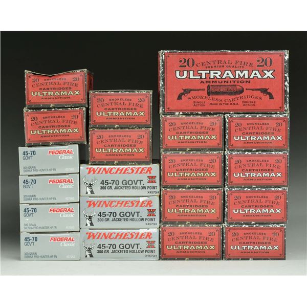 390 RDS OF 45-70 IN 20 BOXES.