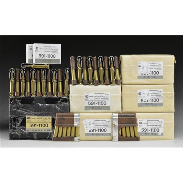 900+ RDS. OF 7.5X55 SWISS GEWEHRPATRONE 11.