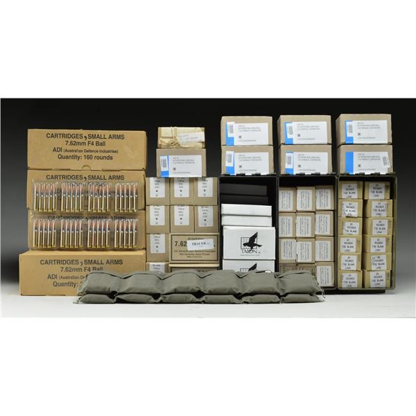 7.62 NATO AMMO: 2,400+ FMJ RDS., 480 TRACER RDS.,
