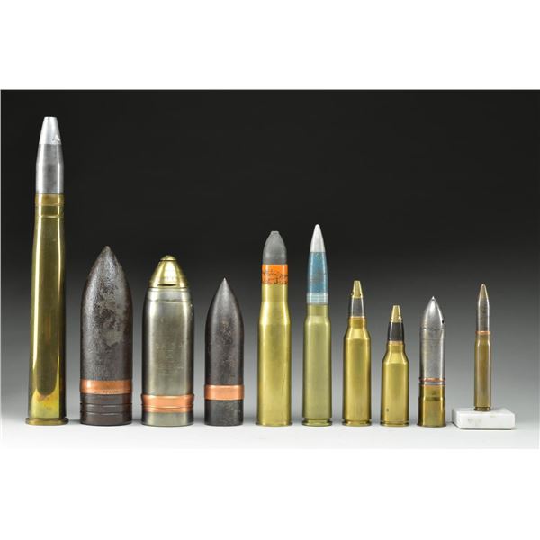 10 CONTEMPORARY INERT/DEWATT ORDNANCE.