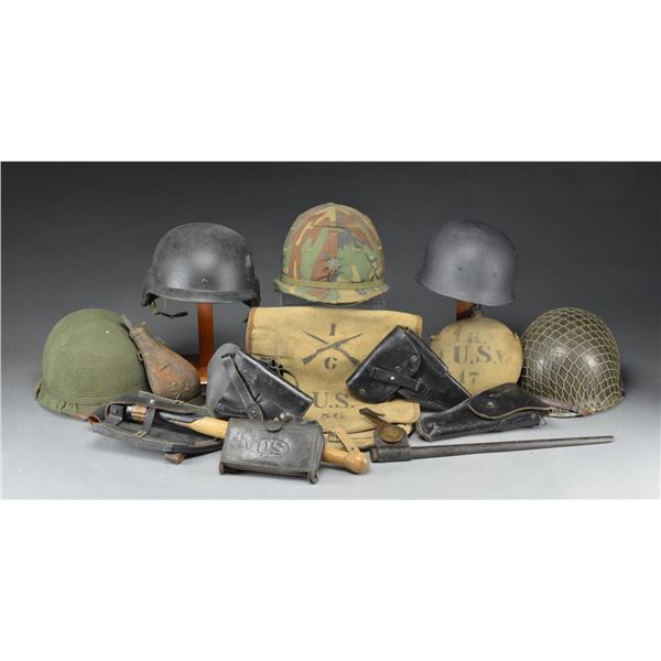 MOSTLY US MILITARIA FROM INDIAN WARS TO VIETNAM.