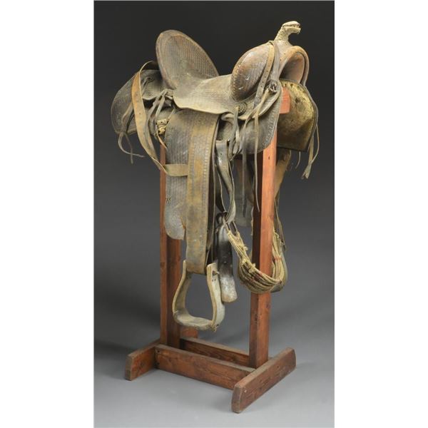 SCARCE & INTERESTING ANTIQUE STIPEK WESTERN