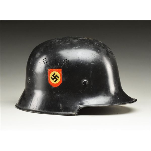 WWII GERMAN M34 POLICE HELMET.
