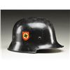 Image 1 : WWII GERMAN M34 POLICE HELMET.