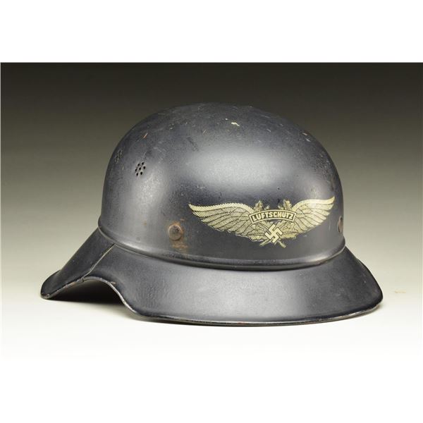 WWII GERMAN LUFTSCHUTZ HELMET.