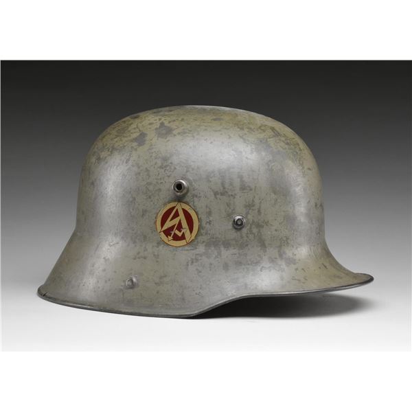 WWII GERMAN REISSUED M1916/17 HELMET.