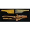 Image 1 : 2 MAUSER C96 STYLE SHOULDER STOCKS & 1 LEATHER