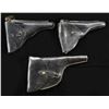 Image 1 : 2 PORTUGUESE & 1 GERMAN NAVY LUGER HOLSTERS