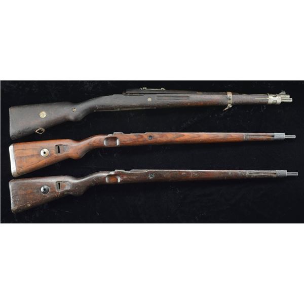 11 STOCKS FOR MAUSER 98 & G24 STYLE RIFLES.