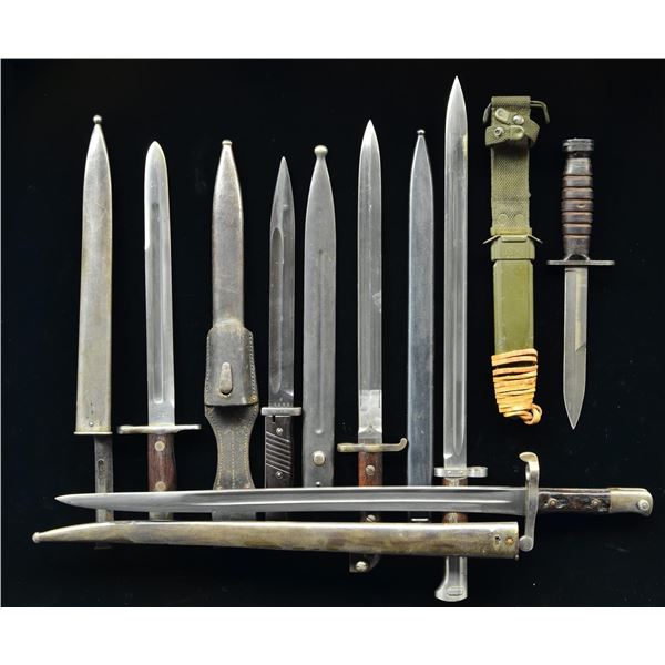 6 WWII & EARLIER BAYONETS.