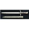 Image 1 : WWII FINNISH MODEL 27 BAYONET WITH SCABBARD.