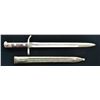 Image 2 : WWII FINNISH MODEL 27 BAYONET WITH SCABBARD.